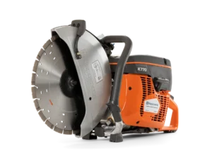 Master any cutting job with the Husqvarna K770 12 Inch Gas Power Cutter, designed for robust performance and precision in heavy-duty applications.