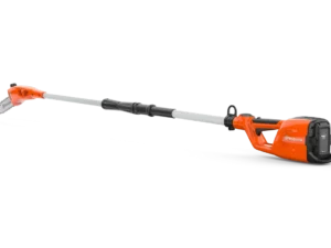 Elevate your pruning with the Husqvarna 120iTK4P Pole Saw Bare Tool: lightweight, versatile, and designed for easy overhead cutting.