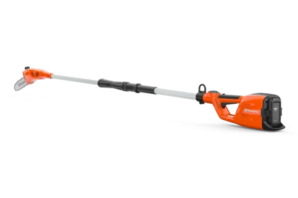 Elevate your pruning with the Husqvarna 120iTK4P Pole Saw Bare Tool: lightweight, versatile, and designed for easy overhead cutting.