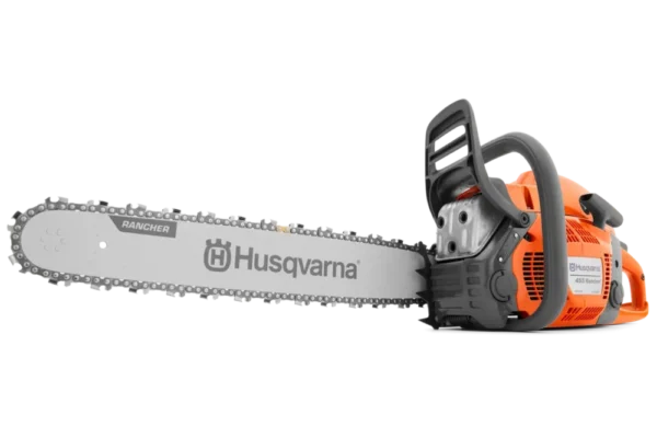 Discover the Husqvarna 455 Rancher Gas Chainsaw: robust and powerful, designed for demanding tasks with superior cutting efficiency and durability.