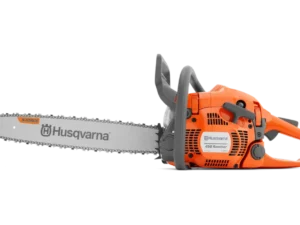 Explore the Husqvarna 450 Rancher Gas Chainsaw with a 20-inch bar: powerful, durable, ideal for landowners needing high-performance cutting.