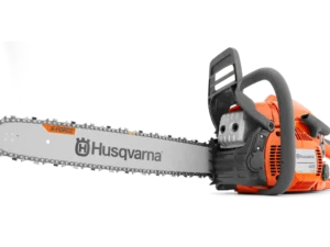 Discover the Husqvarna 445 Gas Chainsaw: robust, efficient, and perfect for demanding tasks with enhanced power and user-friendly features.