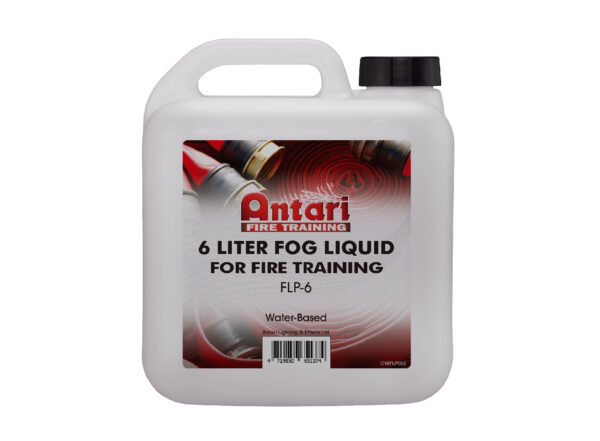 Discover Antari FLP Fire Training Smoke Fluid, designed for realistic firefighter training, providing dense, long-lasting smoke for effective simulations.