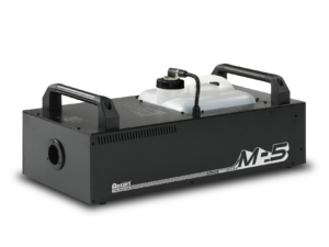 Experience the Antari M-5, a high-output fog machine designed for large venues and events, delivering consistent, dense fog with precise control and reliability.