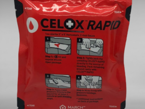 CELOX RAPID HEMOSTATIC GAUZE
